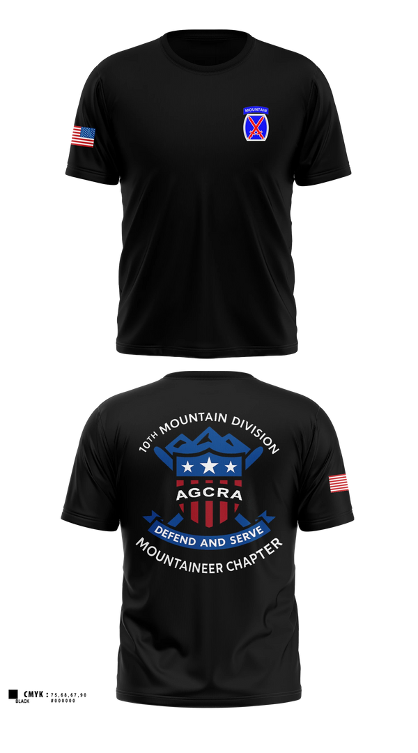 Old School Cotton Feel Shirt, Mountaineer Chapter Adjutant General Regimental Association, Army, Teamtime, Team time, sublimation, custom sports apparel, team uniforms, spirit wear, spiritwear, sports uniforms, custom shirts, team store, custom team store, fundraiser sports, apparel fundraiser