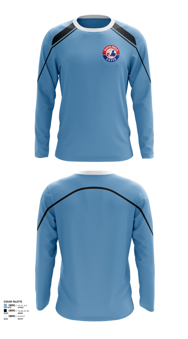 Long Sleeve Performance Shirt, Expos, Baseball, Teamtime, Team time, sublimation, custom sports apparel, team uniforms, spirit wear, spiritwear, sports uniforms, custom shirts, team store, custom team store, fundraiser sports, apparel fundraiser