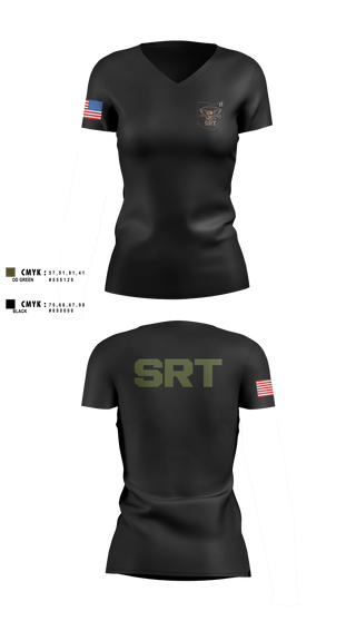 Womens Short Sleeve Vneck Shirt, ACSO SRT, Police, Teamtime, Team time, sublimation, custom sports apparel, team uniforms, spirit wear, spiritwear, sports uniforms, custom shirts, team store, custom team store, fundraiser sports, apparel fundraiser