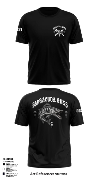 Old School Cotton Shirt, BARRACUDA GUNZ, Marines, Teamtime, Team time, sublimation, custom sports apparel, team uniforms, spirit wear, spiritwear, sports uniforms, custom shirts, team store, custom team store, fundraiser sports, apparel fundraiser