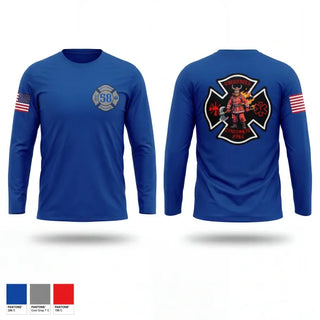 Long Sleeve Performance Shirt, Richfield Township Fire, Fire Department, Teamtime, Team time, sublimation, custom sports apparel, team uniforms, spirit wear, spiritwear, sports uniforms, custom shirts, team store, custom team store, fundraiser sports, apparel fundraiser