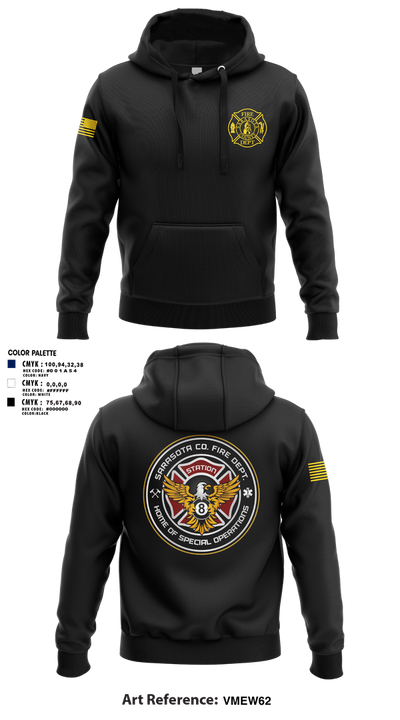 Sarasota County Fire Department 14494390 Hoodie - 8