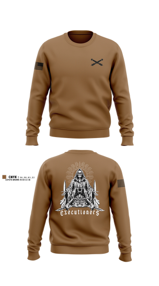 Crew Neck Sweatshirt, 1/C 36, Army, Teamtime, Team time, sublimation, custom sports apparel, team uniforms, spirit wear, spiritwear, sports uniforms, custom shirts, team store, custom team store, fundraiser sports, apparel fundraiser