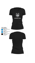 Breckenridge Huskies 80575724 Women's Short Sleeve V-neck Shirt - 37
