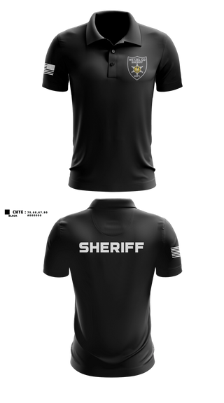 Short Sleeve Performance Polo, Wetzel County Sheriff, Police, Teamtime, Team time, sublimation, custom sports apparel, team uniforms, spirit wear, spiritwear, sports uniforms, custom shirts, team store, custom team store, fundraiser sports, apparel fundraiser