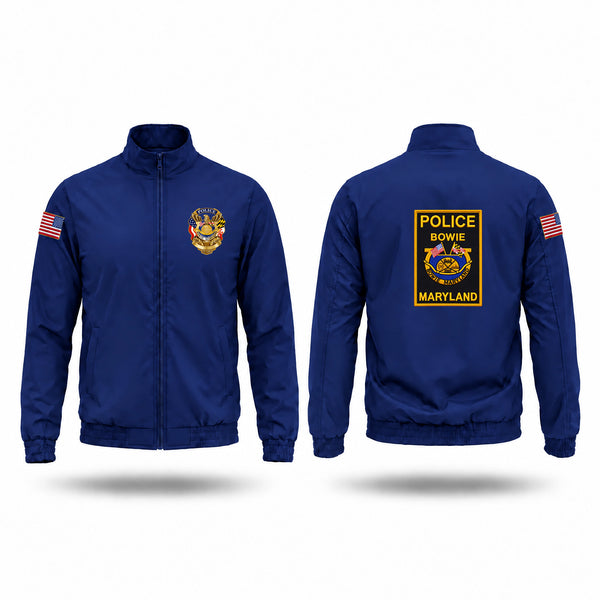 Windbreaker, City of Bowie Police, Police, Teamtime, Team time, sublimation, custom sports apparel, team uniforms, spirit wear, spiritwear, sports uniforms, custom shirts, team store, custom team store, fundraiser sports, apparel fundraiser