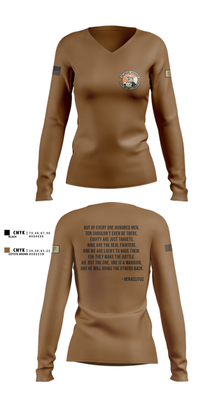 Womens Long Sleeve Vneck Shirt, 166 SFS, , Teamtime, Team time, sublimation, custom sports apparel, team uniforms, spirit wear, spiritwear, sports uniforms, custom shirts, team store, custom team store, fundraiser sports, apparel fundraiser