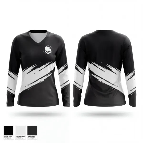 Womens Long Sleeve Vneck Shirt, SISB, Men's Basketball, Teamtime, Team time, sublimation, custom sports apparel, team uniforms, spirit wear, spiritwear, sports uniforms, custom shirts, team store, custom team store, fundraiser sports, apparel fundraiser