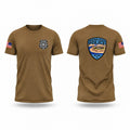 Surfside Beach Tx, Police Old School Cotton Feel Shirt - 1