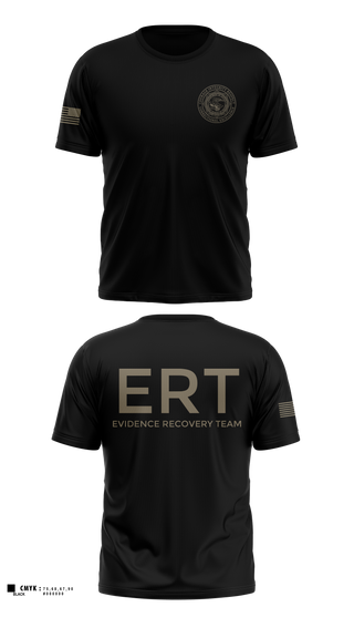 Short Sleeve Performance Shirt, Evidence Recovery Team, Police, Teamtime, Team time, sublimation, custom sports apparel, team uniforms, spirit wear, spiritwear, sports uniforms, custom shirts, team store, custom team store, fundraiser sports, apparel fundraiser