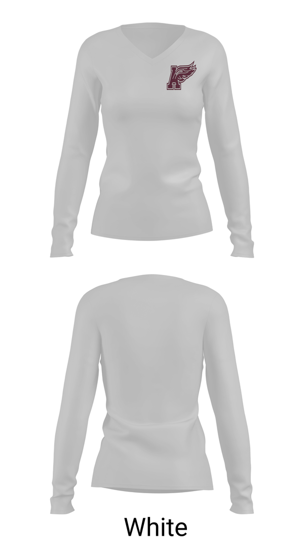 Womens Long Sleeve Vneck Shirt, Two Harbors High School Golf, Golf, Teamtime, Team time, sublimation, custom sports apparel, team uniforms, spirit wear, spiritwear, sports uniforms, custom shirts, team store, custom team store, fundraiser sports, apparel fundraiser