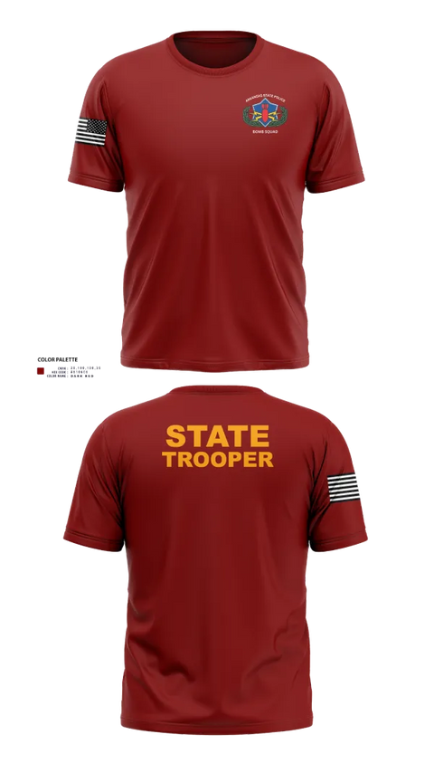 Old School Cotton Feel Shirt, Arkansas State Police Bomb Squad, , Teamtime, Team time, sublimation, custom sports apparel, team uniforms, spirit wear, spiritwear, sports uniforms, custom shirts, team store, custom team store, fundraiser sports, apparel fundraiser
