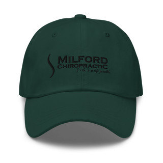 Milford Chiropractic Classic Dad Hat | Yupoong 6245CM