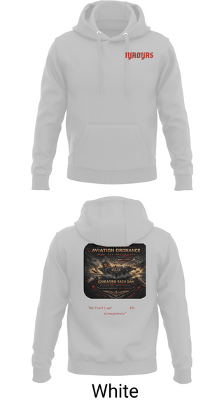 Hoodie, Aviation Ordinance AAO CH.69, Navy, Teamtime, Team time, sublimation, custom sports apparel, team uniforms, spirit wear, spiritwear, sports uniforms, custom shirts, team store, custom team store, fundraiser sports, apparel fundraiser