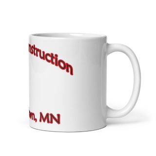 2 Rivers Construction 23011625 White Glossy Mug - Large
