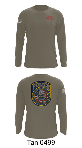 Long Sleeve Performance Shirt, NYPD THREAT, Police, Teamtime, Team time, sublimation, custom sports apparel, team uniforms, spirit wear, spiritwear, sports uniforms, custom shirts, team store, custom team store, fundraiser sports, apparel fundraiser