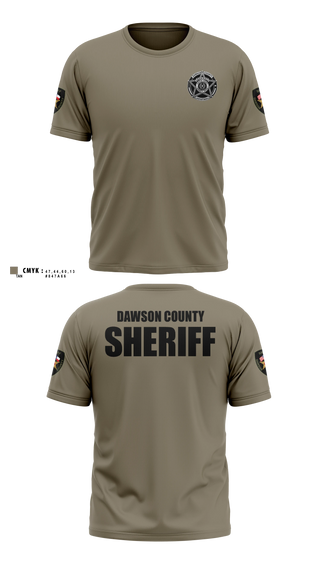 Old School Cotton Feel Shirt, Dawson County Sheriff’s Office, Police, Teamtime, Team time, sublimation, custom sports apparel, team uniforms, spirit wear, spiritwear, sports uniforms, custom shirts, team store, custom team store, fundraiser sports, apparel fundraiser