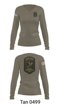 Criminal Investigations Divison 79473189 Women's Long Sleeve V-neck Shirt - 11