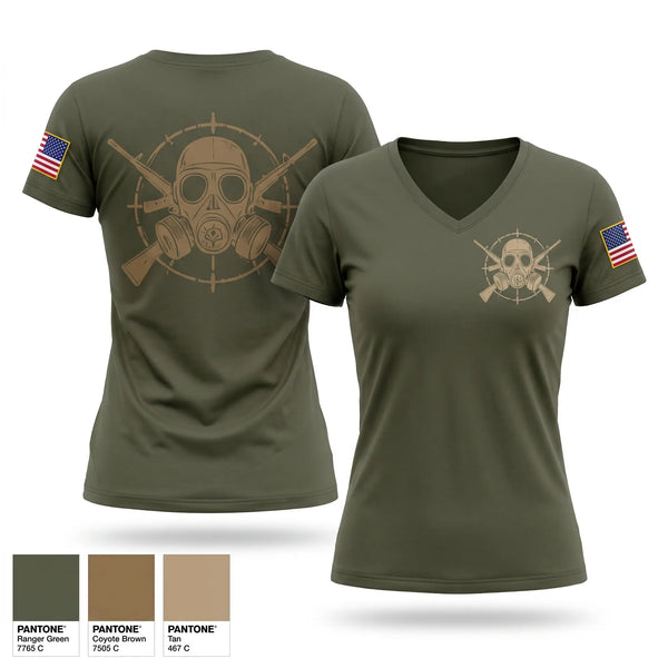 Womens Short Sleeve Vneck Shirt, Hennepin County WMD Tactical Team, Police, Teamtime, Team time, sublimation, custom sports apparel, team uniforms, spirit wear, spiritwear, sports uniforms, custom shirts, team store, custom team store, fundraiser sports, apparel fundraiser