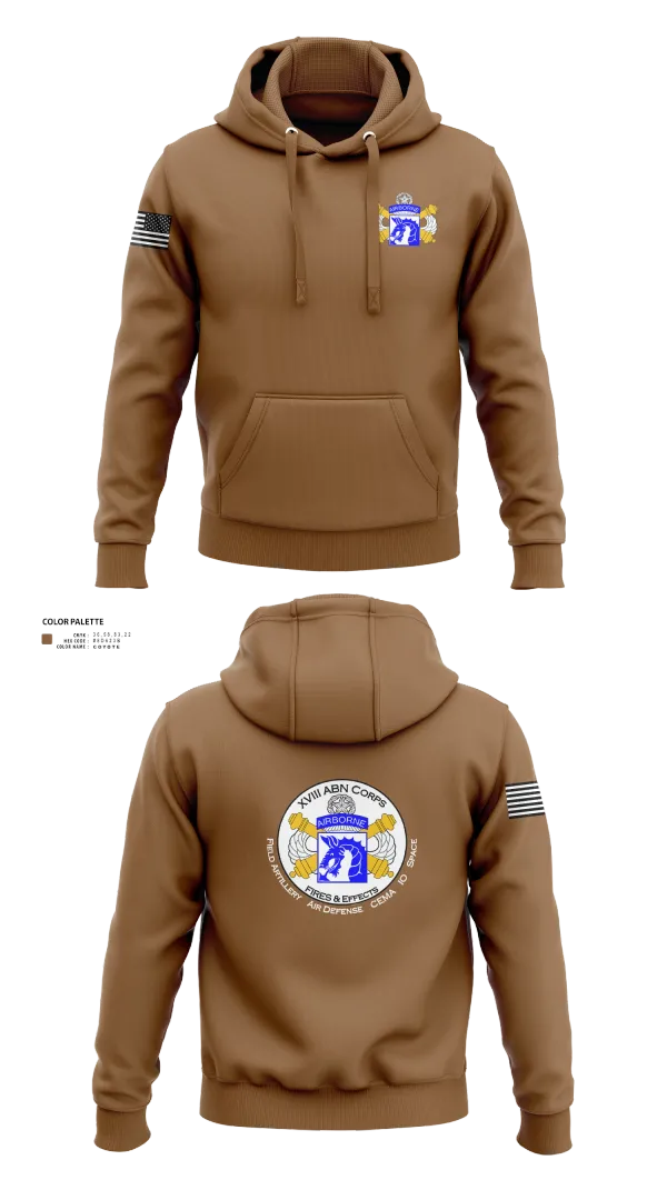 Hoodie, XVIII Airborne Corps G34 FIRES, Army, Teamtime, Team time, sublimation, custom sports apparel, team uniforms, spirit wear, spiritwear, sports uniforms, custom shirts, team store, custom team store, fundraiser sports, apparel fundraiser