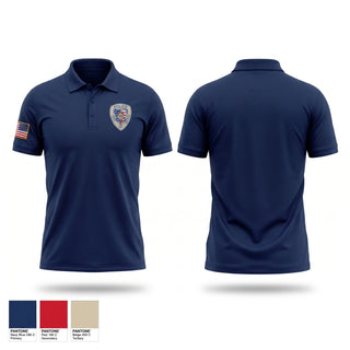 Short Sleeve Performance Polo, Nyssa Police Department, Police, Teamtime, Team time, sublimation, custom sports apparel, team uniforms, spirit wear, spiritwear, sports uniforms, custom shirts, team store, custom team store, fundraiser sports, apparel fundraiser