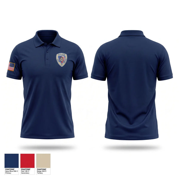 Short Sleeve Performance Polo, Nyssa Police Department, Police, Teamtime, Team time, sublimation, custom sports apparel, team uniforms, spirit wear, spiritwear, sports uniforms, custom shirts, team store, custom team store, fundraiser sports, apparel fundraiser