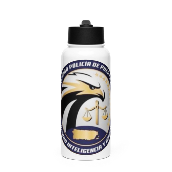 Inteligencia San Juan 93190518 Stainless Steel Water Bottle with a Straw Lid