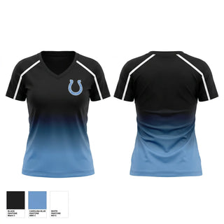 Womens Short Sleeve Vneck Shirt, Broncos, Baseball, Teamtime, Team time, sublimation, custom sports apparel, team uniforms, spirit wear, spiritwear, sports uniforms, custom shirts, team store, custom team store, fundraiser sports, apparel fundraiser