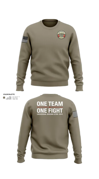 Universal Boxing Gym 90874123 Crew Neck Sweatshirt - 23