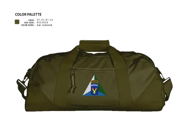 Duffle Bag, 196th IN BDE (JPMRC), , Teamtime, Team time, sublimation, custom sports apparel, team uniforms, spirit wear, spiritwear, sports uniforms, custom shirts, team store, custom team store, fundraiser sports, apparel fundraiser