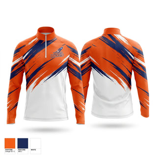 Quarter Zip Jacket, Volley Rockets, Women's Volleyball, Teamtime, Team time, sublimation, custom sports apparel, team uniforms, spirit wear, spiritwear, sports uniforms, custom shirts, team store, custom team store, fundraiser sports, apparel fundraiser