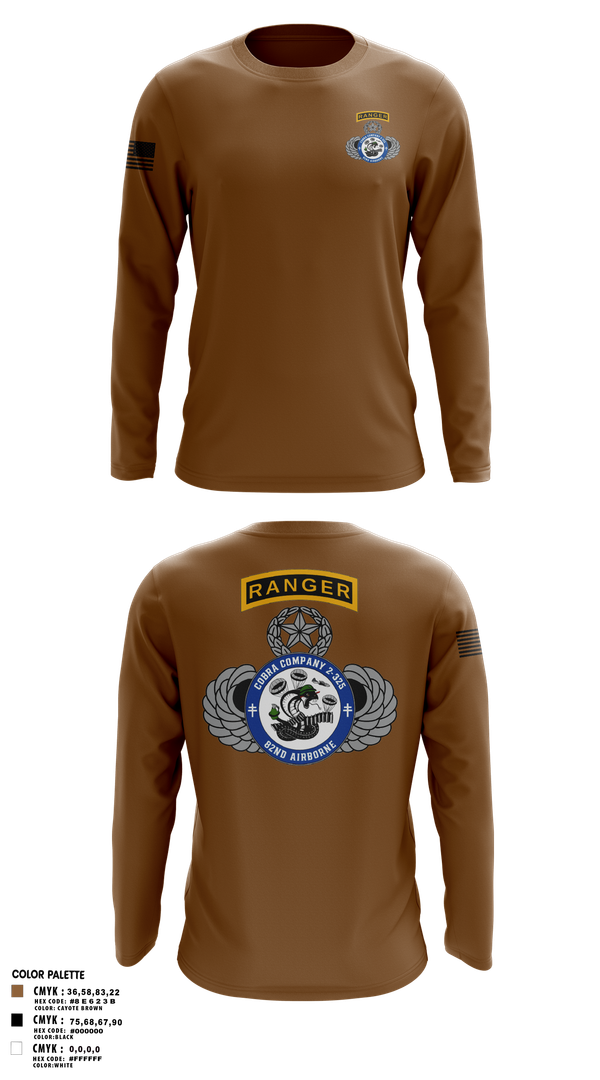 Long Sleeve Performance Shirt, Cobra Company, , Teamtime, Team time, sublimation, custom sports apparel, team uniforms, spirit wear, spiritwear, sports uniforms, custom shirts, team store, custom team store, fundraiser sports, apparel fundraiser