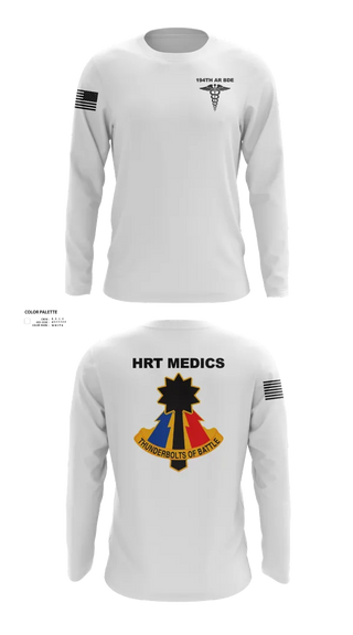 Long Sleeve Performance Shirt, 194th AR BDE HRT Medics, Army, Teamtime, Team time, sublimation, custom sports apparel, team uniforms, spirit wear, spiritwear, sports uniforms, custom shirts, team store, custom team store, fundraiser sports, apparel fundraiser