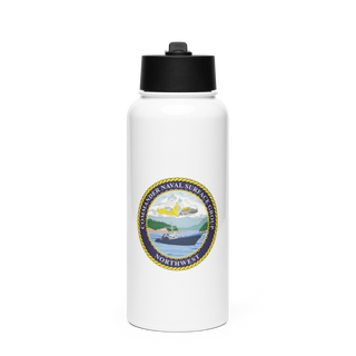 CNSGNW Stainless Steel Water Bottle with a Straw Lid