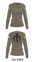 1-1 ASPS 63924306 Women's Long Sleeve V-neck Shirt - 77