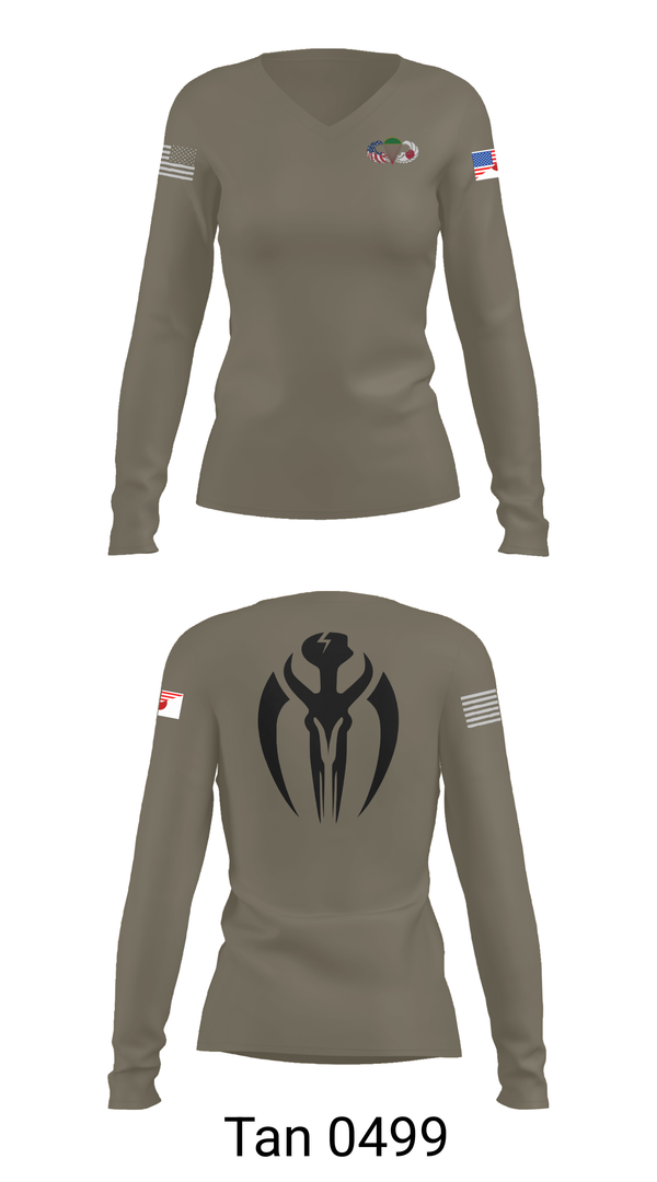 Womens Long Sleeve Vneck Shirt, 1-1 ASPS, , Teamtime, Team time, sublimation, custom sports apparel, team uniforms, spirit wear, spiritwear, sports uniforms, custom shirts, team store, custom team store, fundraiser sports, apparel fundraiser