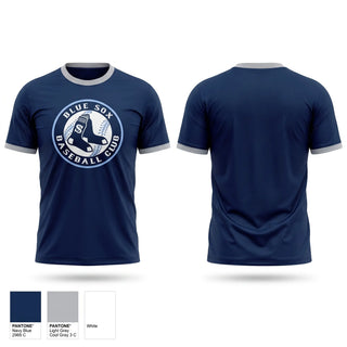 Short Sleeve Performance Shirt, Indy Blue Sox, Baseball, Teamtime, Team time, sublimation, custom sports apparel, team uniforms, spirit wear, spiritwear, sports uniforms, custom shirts, team store, custom team store, fundraiser sports, apparel fundraiser