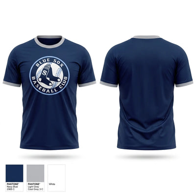 Indy Blue Sox Short Sleeve Performance Shirt - 2