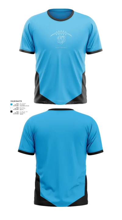 Laguna Beach Youth Football 31839198 Short Sleeve Performance Shirt - 20