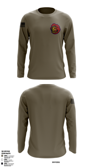 Long Sleeve Performance Shirt, OCS Class 71, , Teamtime, Team time, sublimation, custom sports apparel, team uniforms, spirit wear, spiritwear, sports uniforms, custom shirts, team store, custom team store, fundraiser sports, apparel fundraiser