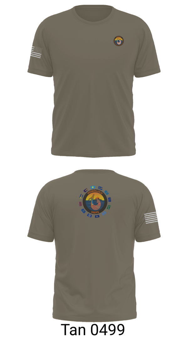 Old School Cotton Feel Shirt, Honolulu MEPS, Navy, Teamtime, Team time, sublimation, custom sports apparel, team uniforms, spirit wear, spiritwear, sports uniforms, custom shirts, team store, custom team store, fundraiser sports, apparel fundraiser
