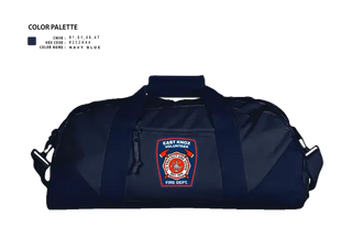 Duffle Bag, East Knox Fire, Fire Department, Teamtime, Team time, sublimation, custom sports apparel, team uniforms, spirit wear, spiritwear, sports uniforms, custom shirts, team store, custom team store, fundraiser sports, apparel fundraiser