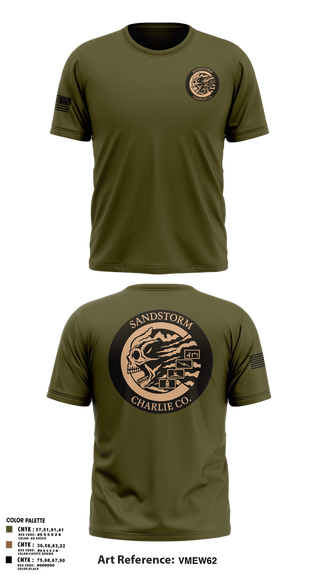 Old School Cotton Feel Shirt, Charlie Company, , Teamtime, Team time, sublimation, custom sports apparel, team uniforms, spirit wear, spiritwear, sports uniforms, custom shirts, team store, custom team store, fundraiser sports, apparel fundraiser