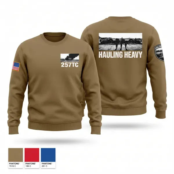 Crew Neck Sweatshirt, 257TC, Army, Teamtime, Team time, sublimation, custom sports apparel, team uniforms, spirit wear, spiritwear, sports uniforms, custom shirts, team store, custom team store, fundraiser sports, apparel fundraiser