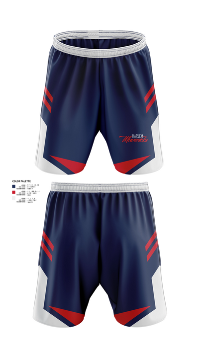 Harlem Mavericks Athletic Shorts With Pockets - 21