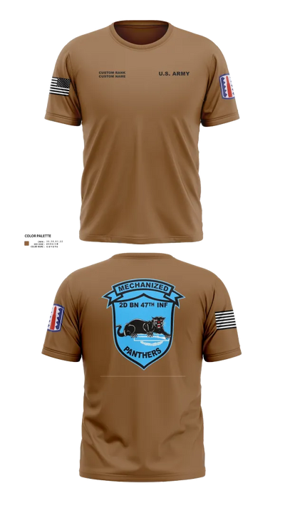 C Co 2-47 197th Infantry Brigade 20243468 Short Sleeve Performance Shirt - 30