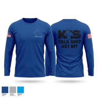 Long Sleeve Performance Shirt, K-9 Unit, Police, Teamtime, Team time, sublimation, custom sports apparel, team uniforms, spirit wear, spiritwear, sports uniforms, custom shirts, team store, custom team store, fundraiser sports, apparel fundraiser