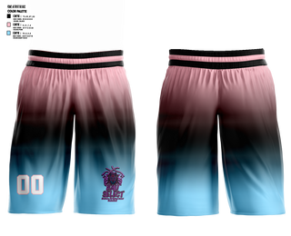 Mens Basketball Shorts, BAU SELECT, Men's Basketball, Teamtime, Team time, sublimation, custom sports apparel, team uniforms, spirit wear, spiritwear, sports uniforms, custom shirts, team store, custom team store, fundraiser sports, apparel fundraiser
