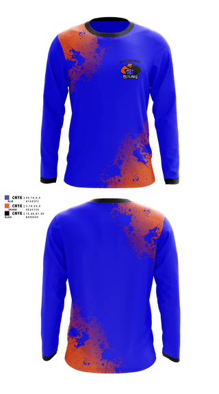Long Sleeve Performance Shirt, South Kentucky Outlaws, , Teamtime, Team time, sublimation, custom sports apparel, team uniforms, spirit wear, spiritwear, sports uniforms, custom shirts, team store, custom team store, fundraiser sports, apparel fundraiser