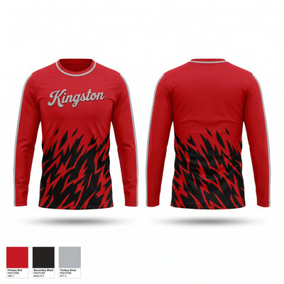 Kingston Redskins 73301688 Long Sleeve Performance Shirt 2